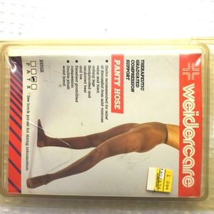 Vintage Weidercare Therapeutic Graduated Compression Support Pantyhose Size Tall